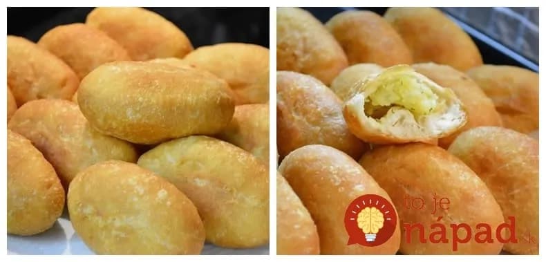 Zemiakové šišky so syrom pečené v rúre
