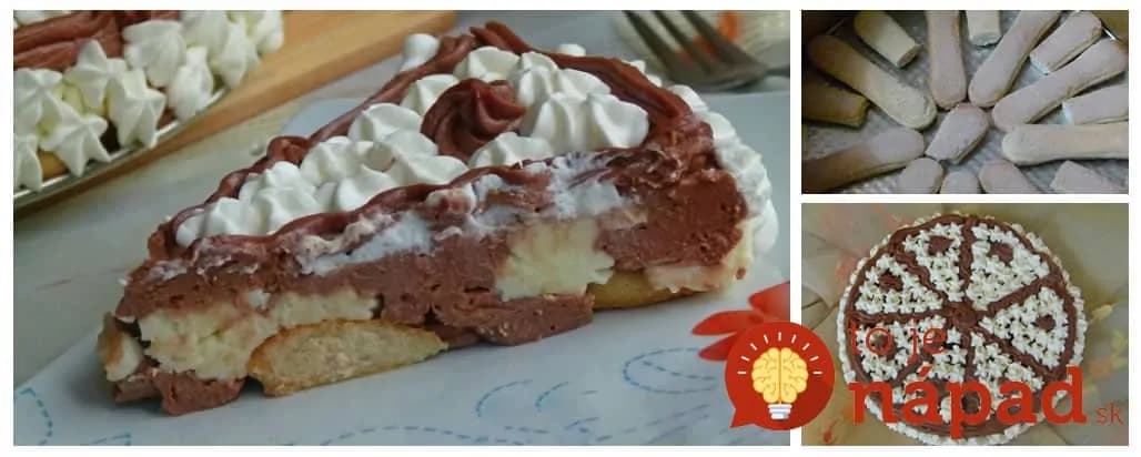 Nepečená smotanovo – čokoládová torta