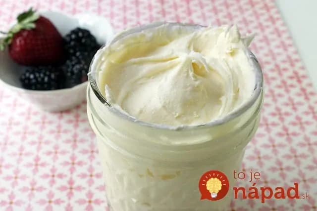 Expresné domáce „mascarpone“ z 2 surovín