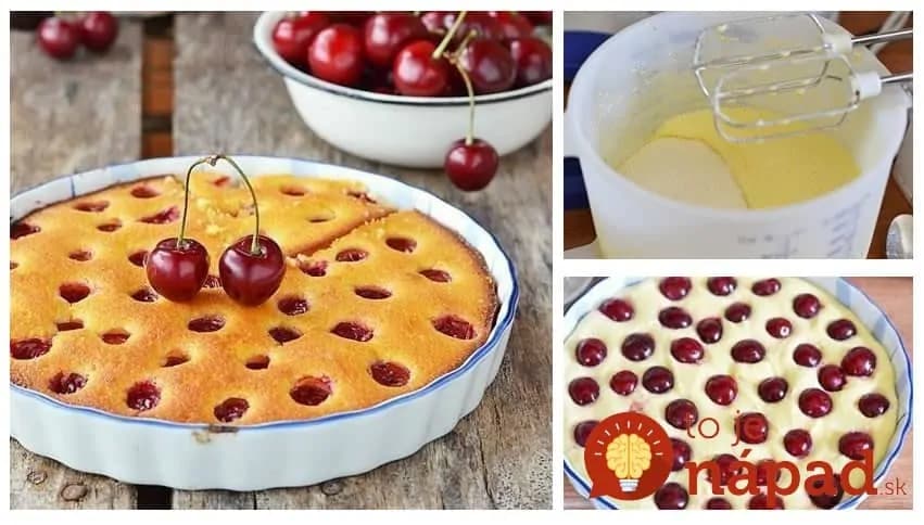 Rýchly čerešňový koláč