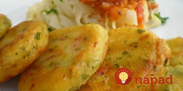 Fantastické zemiakové fašírky so slaninkou a cibuľou