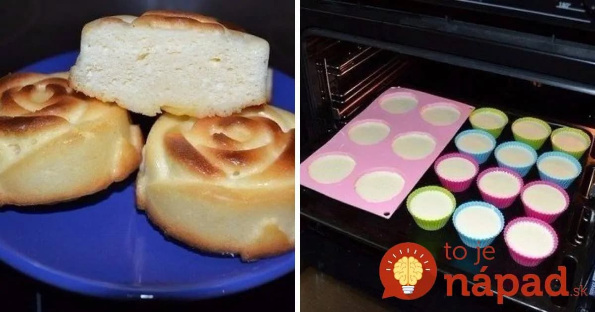 Ľahké ako pierko: Ochutnajte vzdušné tvarohovo-smotanové muffiny