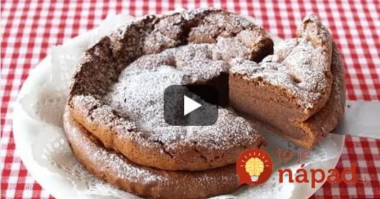 Čokoládová torta z 2 ingrediencií