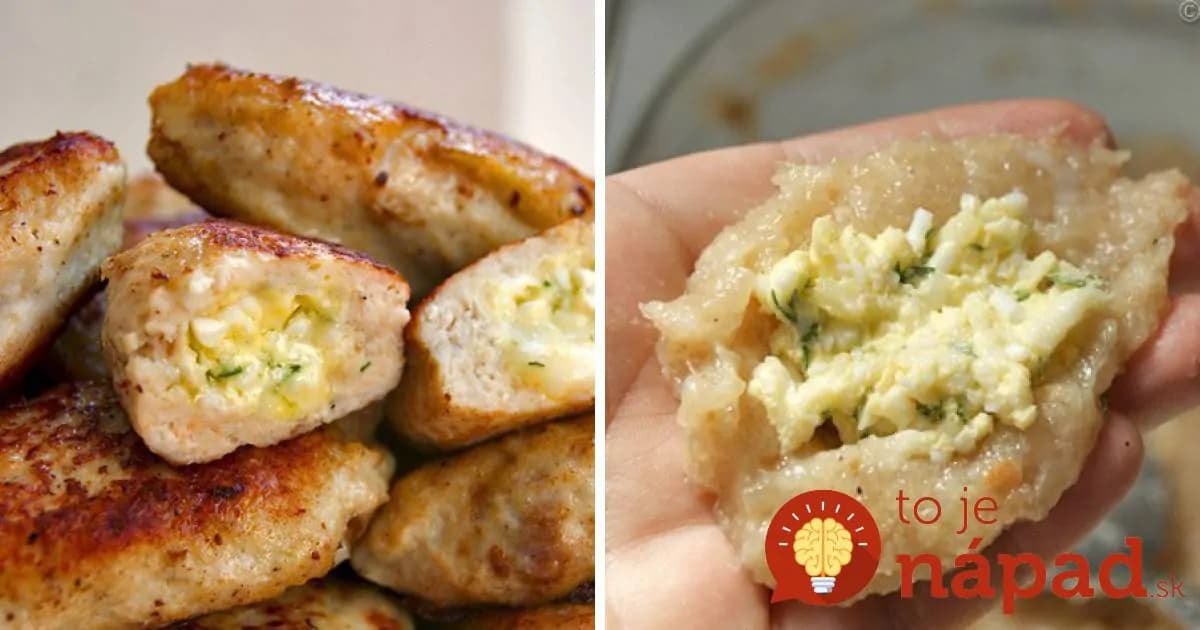 Jemné fašírky s lahodnou náplňou