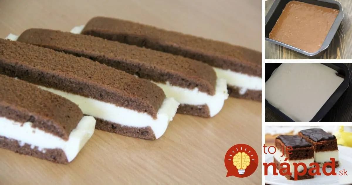 Domáci Kinder mliečny rez
