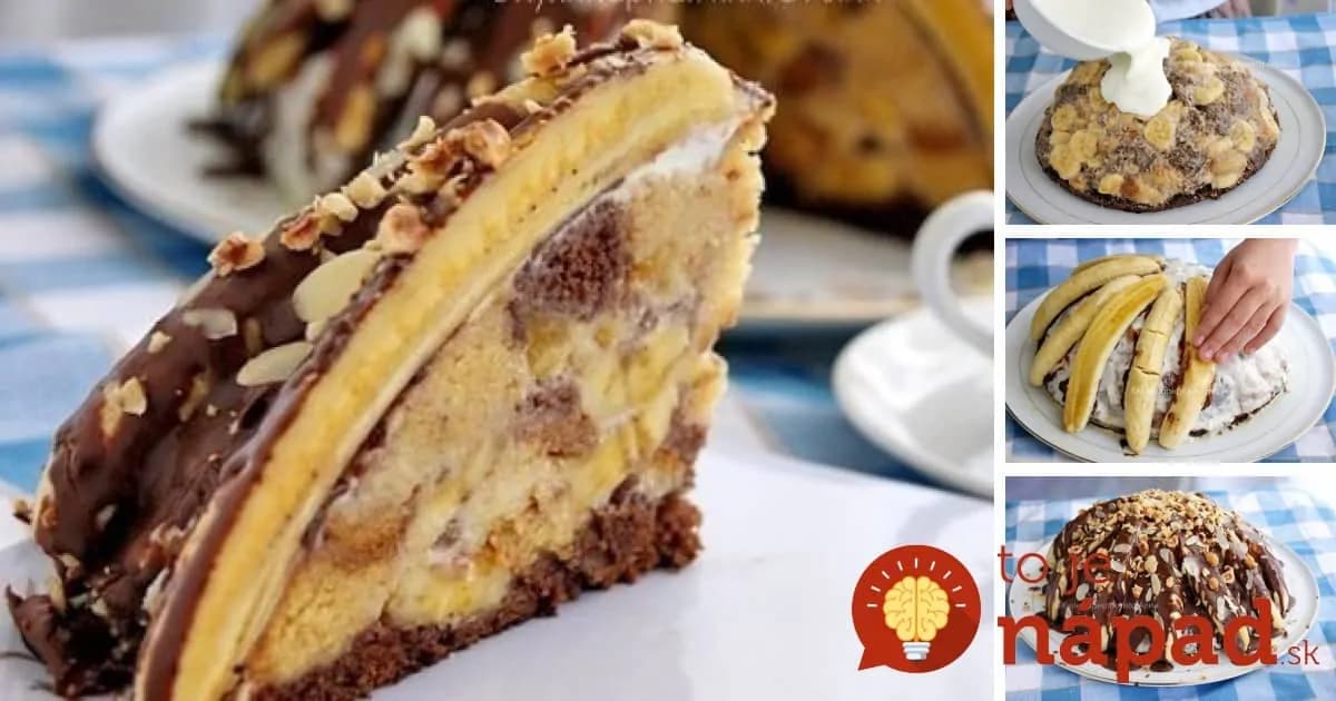 Banánovo-jogurtová torta