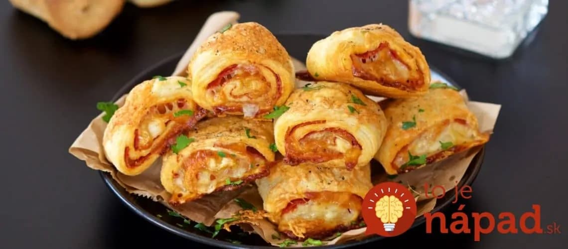 5 minútové mini-rolky z lístkového cesta!