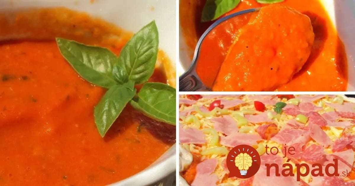 Domáca omáčka na pizzu