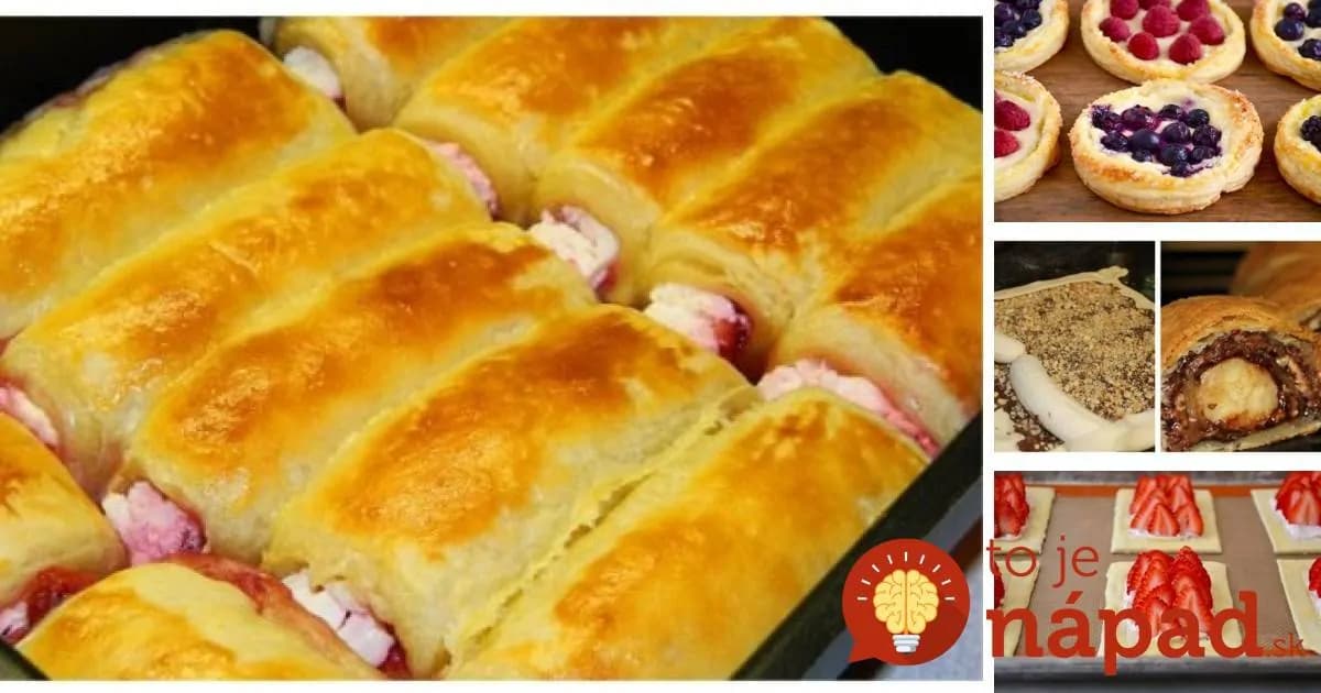 11 najlepších receptov na sladké pochúťky z lístkového cesta