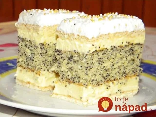 Kráľ medzi zákuskami: Francúzsky makový krémeš!