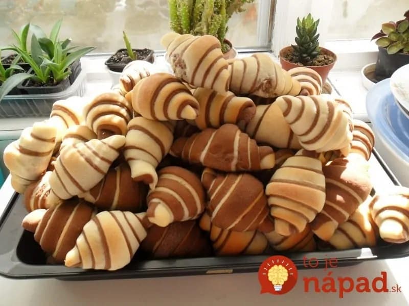 Mäkučké dvojfarebné rožteky: Perfektné na raňajky, desiatu aj ku kávičke!