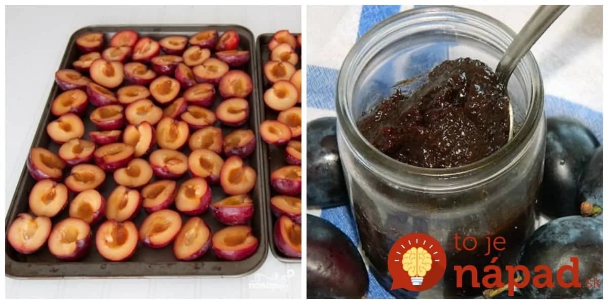 Bez miešania, najjednoduchší spôsob: Dokonalý slivkový lekvár pripravený v rúre, za menej ako 1 hodinu