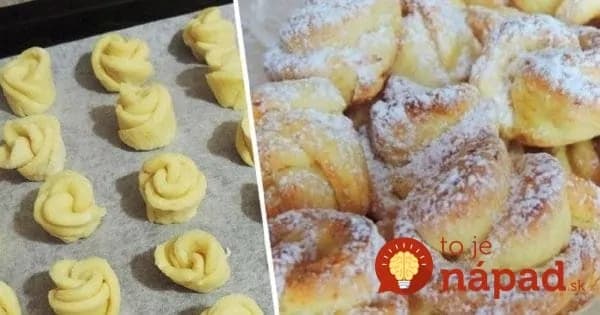 Tvarohové mini-ružičky s báječnou chuťou a úplne jednoduchou prípravou: Stačí vám 20 minút!