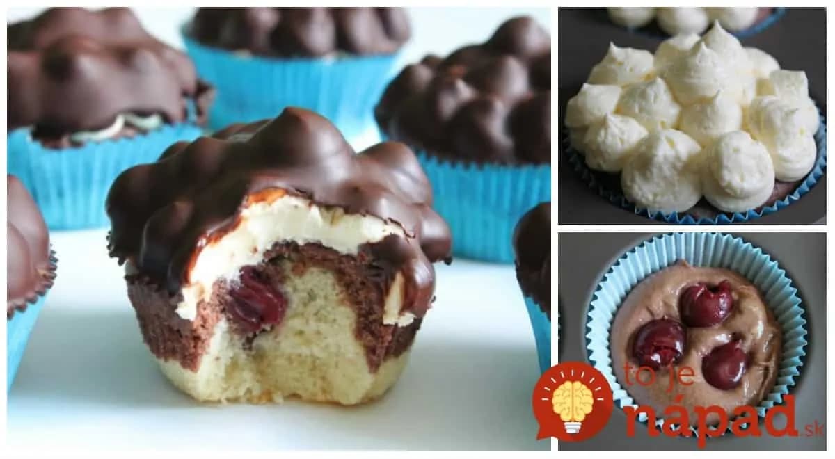 Luxusné muffiny Dunajské vlny: Čo sústo to pocit, akoby ste jedli úžasnú tortu z 3 vrstiev a famózneho krému!
