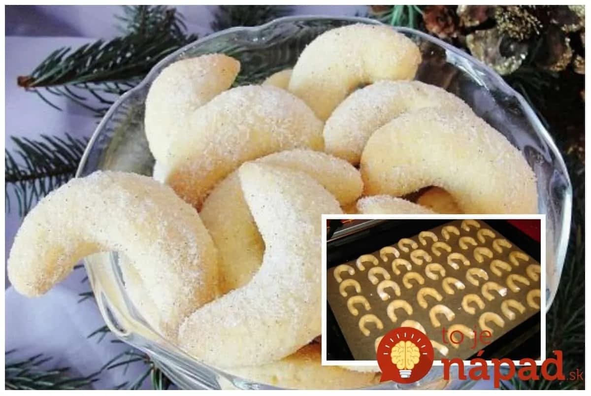 Vanilkové rožky ľahulinké ako pierko – bez vajec: Za tento recept dám ruku do ohňa, robíme ich celý rok nielen na Vianoce!