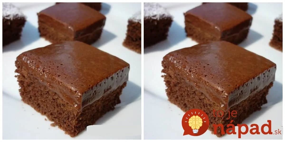 Kefírové čokoládové rezy, veľmi šťavnaté: 5 minút a už sa pečú, chuť luxusná!