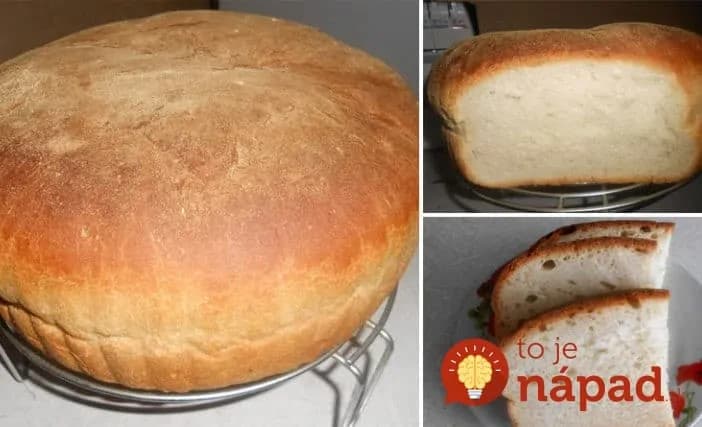 Najjednoduchší domáci chlebík – lacný a treba naň len 4 prísady: Naučte sa tento recept a nepotrebujete pečivo z obchodu!