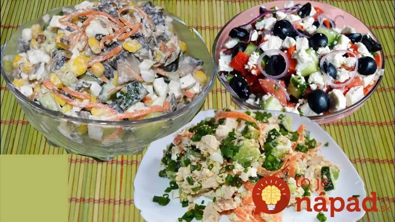 Zbierka 11 najlepších receptov na šaláty bez majonézy: Sýte, vynikajúce a o minútku na stole – najlepšia letná večera!
