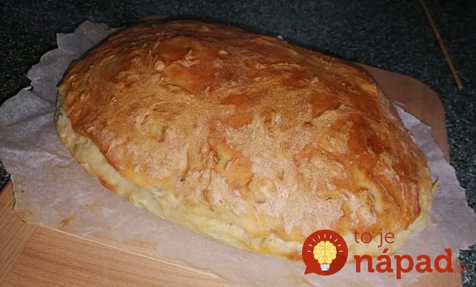 HOP ŠUP chlebík bez práce: Nekysne ani minútu, netreba ho miesiť a výsledok si zamiluje celá rodina!