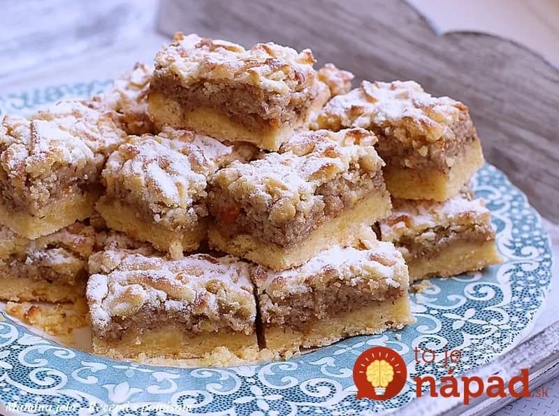 Krehký orechový koláč: Prastarý recept z kuchárky po prababke – lepší orechový koláč som roky nejedla!