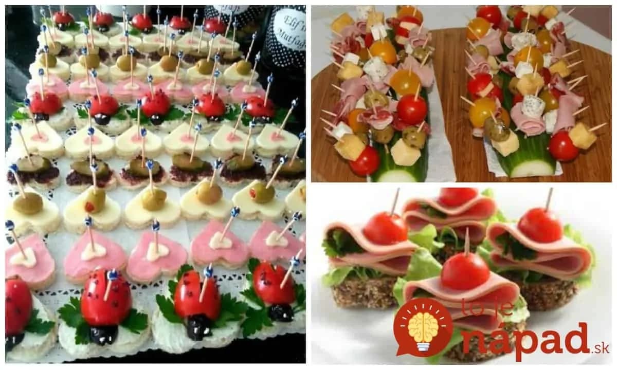 Pohostenie máte vybavené v momente: 21 nápadov na rýchle a chutné jednohubky, ktoré budú ozdobou každého stola!