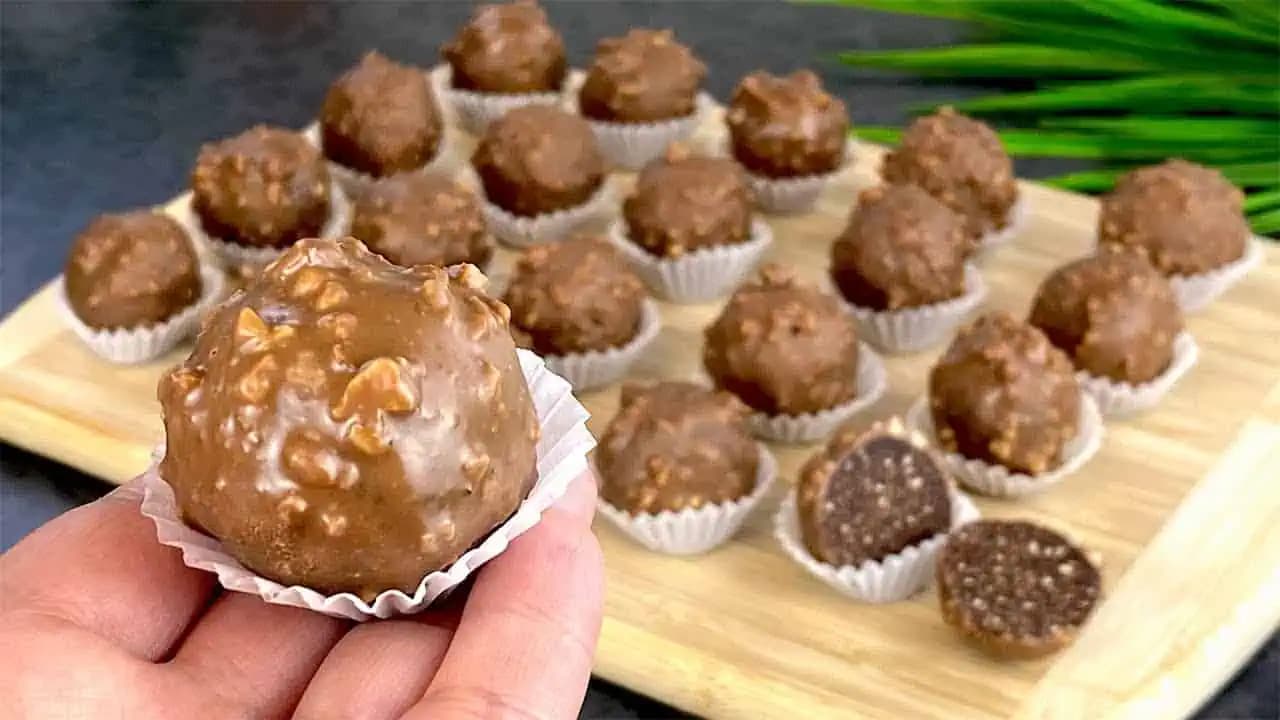Žiadny cukor, žiadna rúra, žiadna múka, žiadne vajcia: Rýchle sviatočné maškrty! Rozplývajú sa na jazyku!