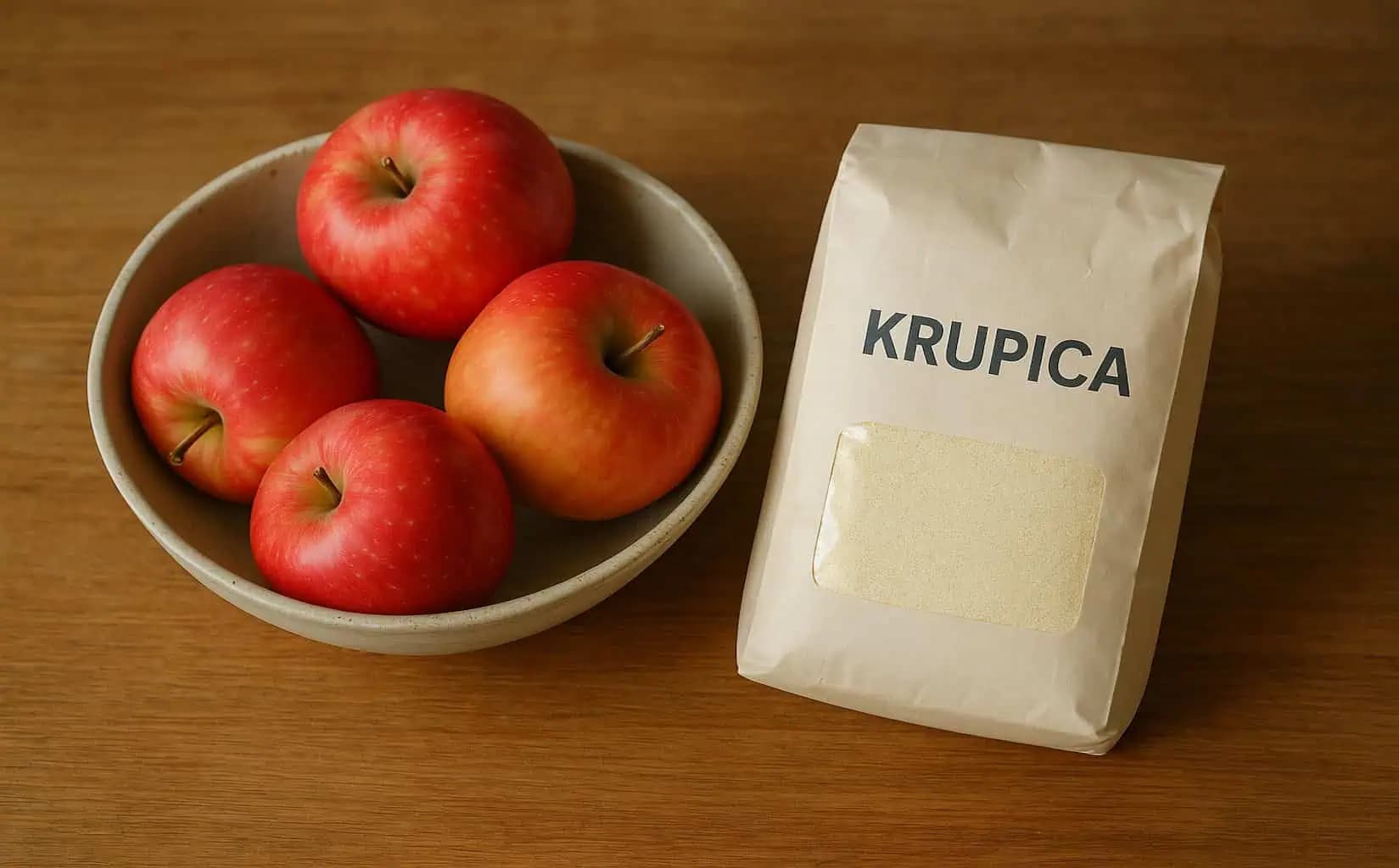 Viete, prečo treba pridať k jablkám obyčajnú KRUPICU? Najlepší nápad, aký môžete skúsiť!