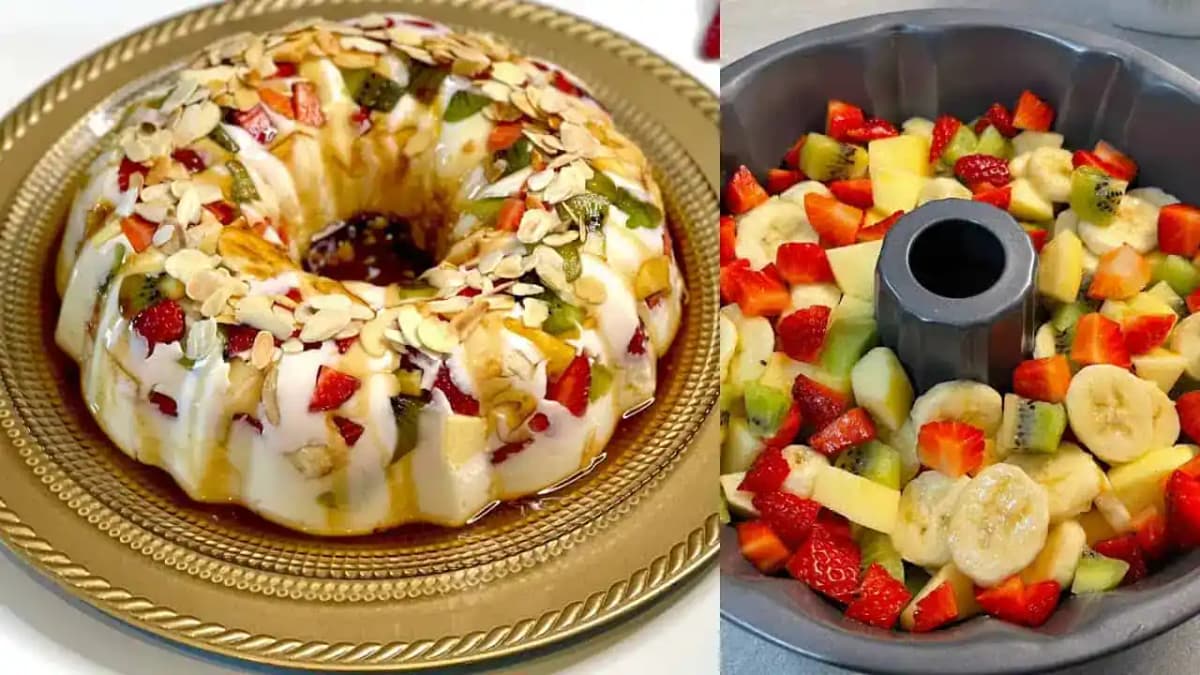 Úžasná ovocná maškrta z bábovkovej formy za 5 minút: Dezert plný VITAMÍNOV a všetky deti ho milujú!