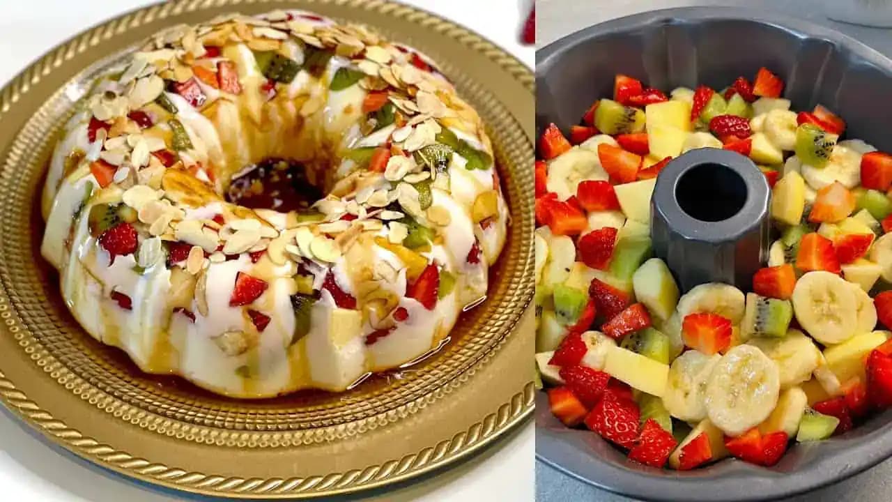 Úžasná ovocná maškrta z bábovkovej formy za 5 minút: Dezert plný VITAMÍNOV a všetky deti ho milujú!