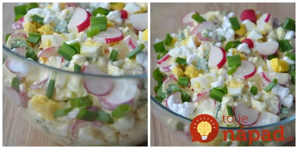 Pestrý VEĽKONOČNÝ šalát s Nivou a jemne pikantnou zálievkou bez majonézy: Aj najväčší mäsožravci v rodine sa len zalizujú!