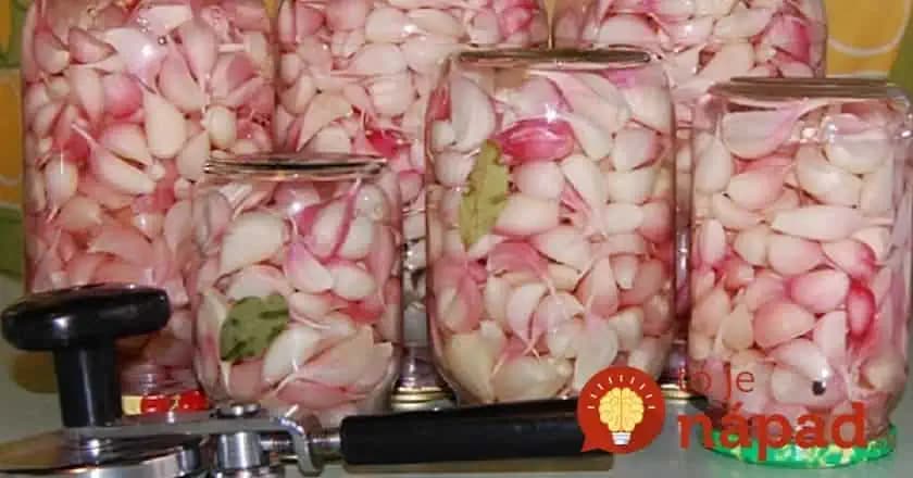 Nakladaný cesnak BEZ ZAVÁRANIA, ktorý využijete počas celého roka a je ako čerstvý: UKLADAJTE recept!
