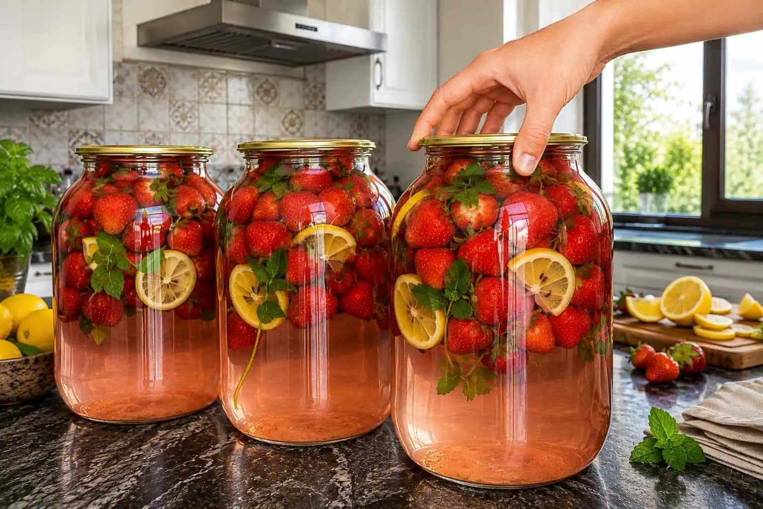 Jahodové „Mojito“ na zimu: Dokonalý osviežujúci nápoj!
