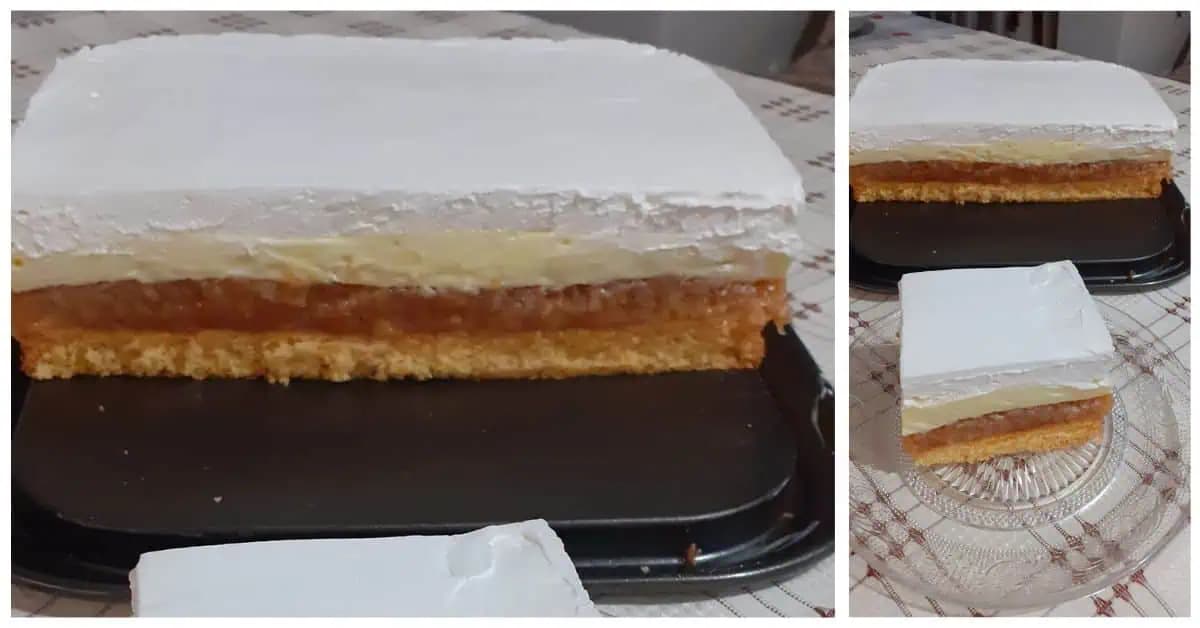 JABLKOVÝ KRÉMEŠ: Dokonalý zákusok s voňavými jablkami, pudingovým krémom a šľahačkou!