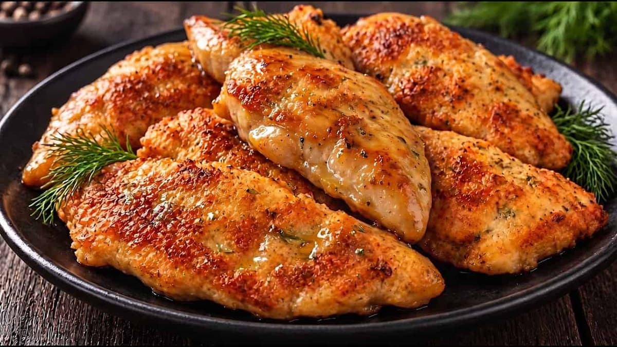 Nikdy som nejedol také chutné kuracie prsia! Jednoduchý a lacný recept od babičky, vďaka ktorému zostane mäso dokonale šťavnaté!